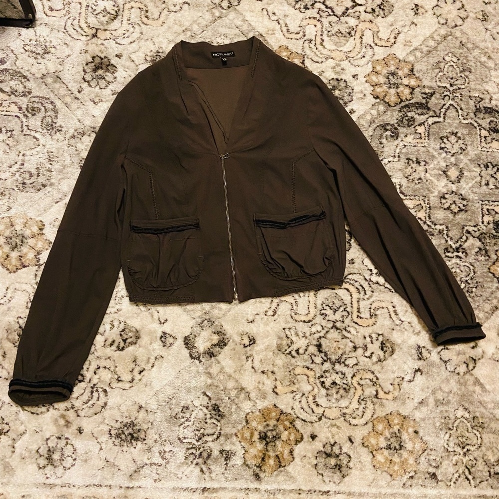 MC Planet Tissu  Cropped Jacket Size 10